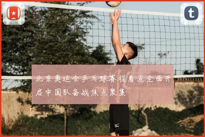 北京奥运会乒乓球赛程看点全面开启中国队备战焦点聚集